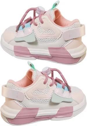 1 to 11 Years Toddler Kids Sports Shoes Lace-up Breathable Outdoor School Trainers Basketball Shoes for Boys Girls