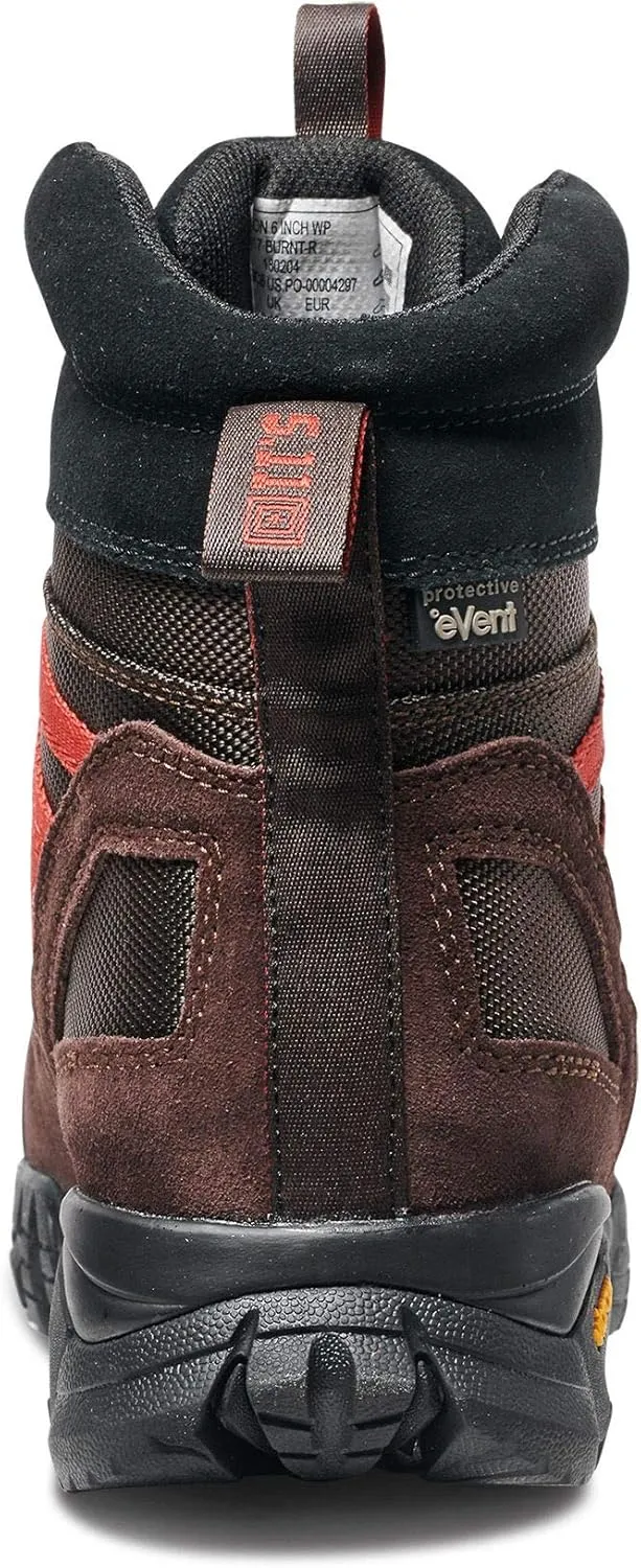 5.11 Tactical Men's Union 6-Inch Work Boots, Shock Absorbing Insole, Style 12390