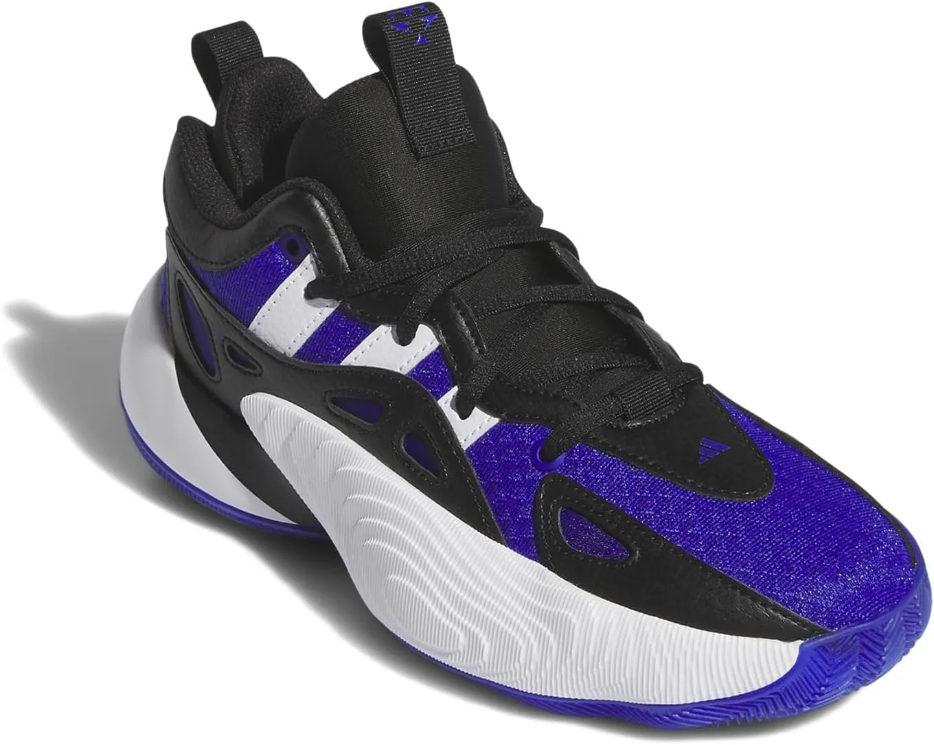 adidas Trae Unlimited 2 Basketball Sneaker, Lucid Blue/Cloud White/Lucid Lemon, 5 US Unisex Big Kid
