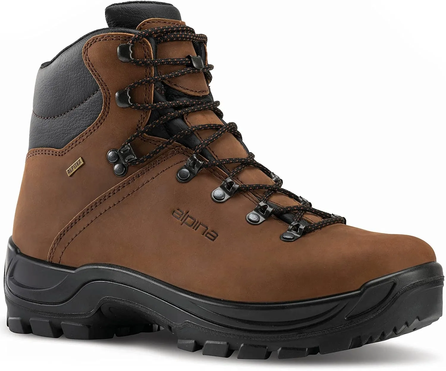 Alpina TUNDRA Men's Boots | Waterproof Leather Ankle High Shoes | Premium Leather | Lightweight | Breathable Membrane | Slip Resistant | Hand Made in Europe