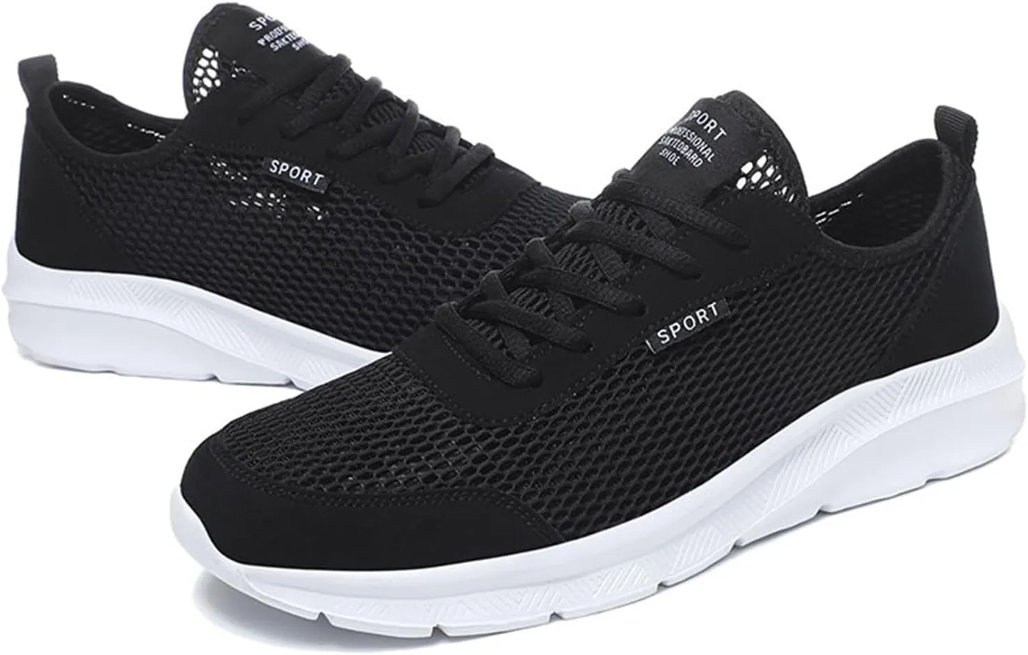 Arch Support Fitness Sneaker for Men Comfortable Breathable Lightweight Tennis Shoe Wide Walking Shoes for Men