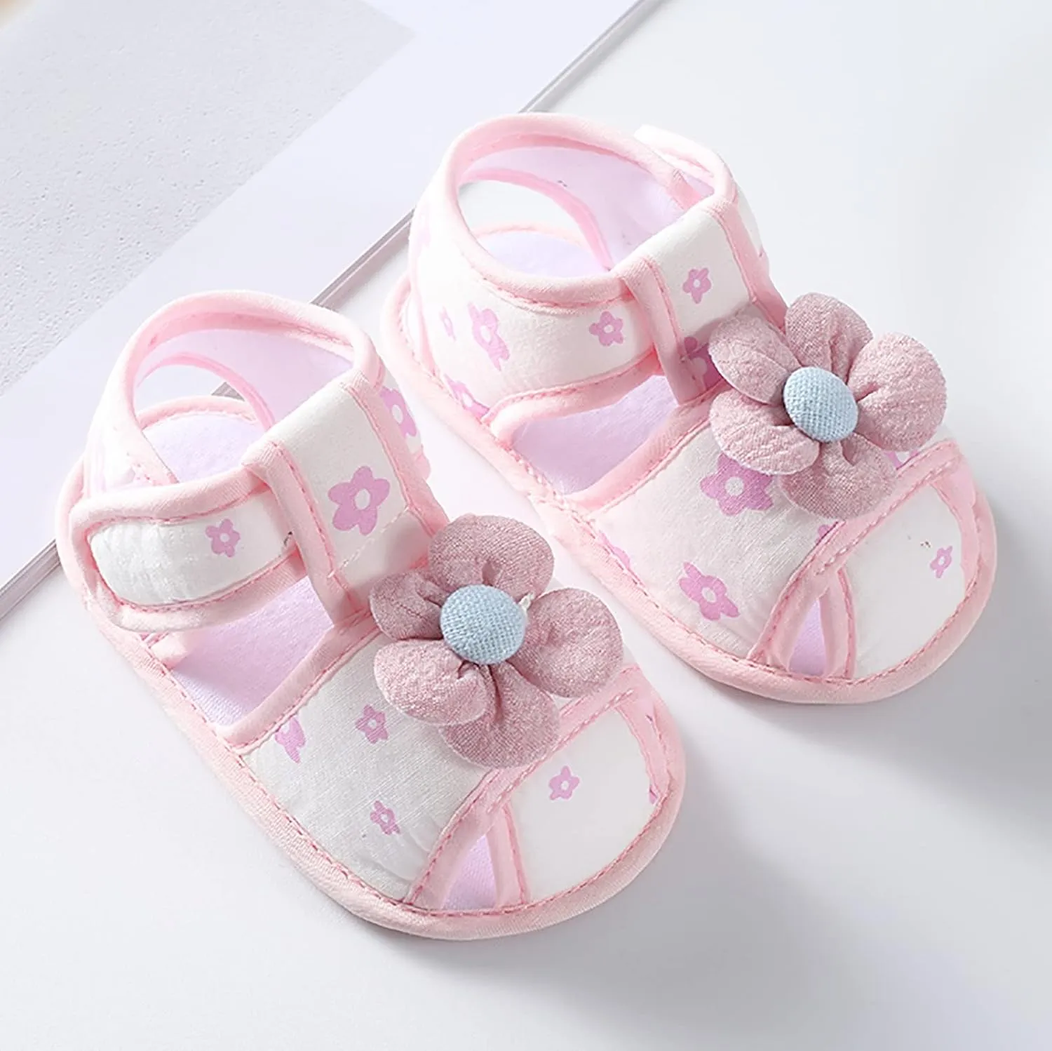 Baby Slippers Shoes Infant Girls Open Toe Bowknot Tie Dye Shoes First Walkers Shoes Summer Toddler Water Shoes Toddler 6