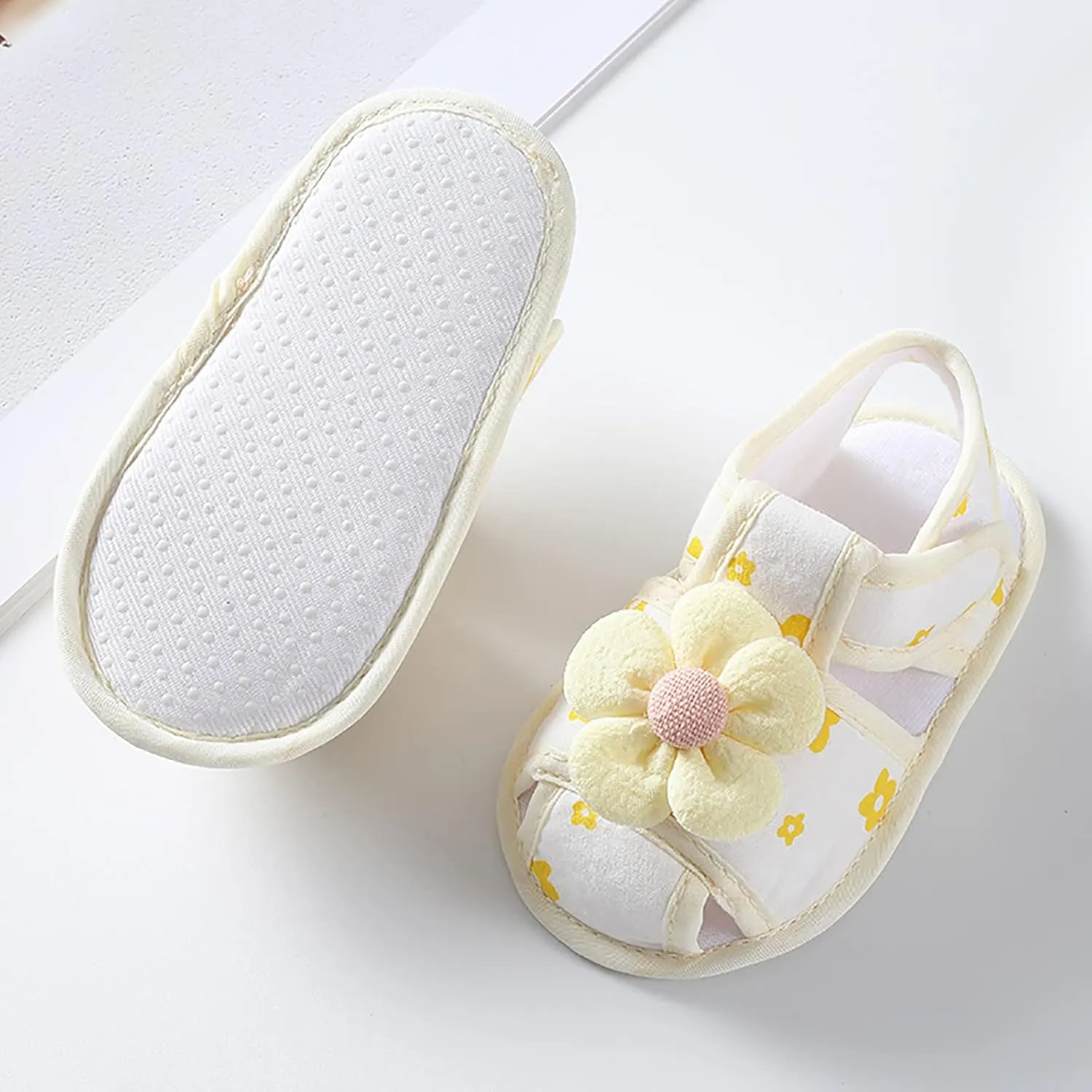 Baby Walking Shoes Boy 6-12 Months Infant Girls Open Toe Bowknot Tie Dye Shoes First Walkers Shoes Quilted Bodysuit