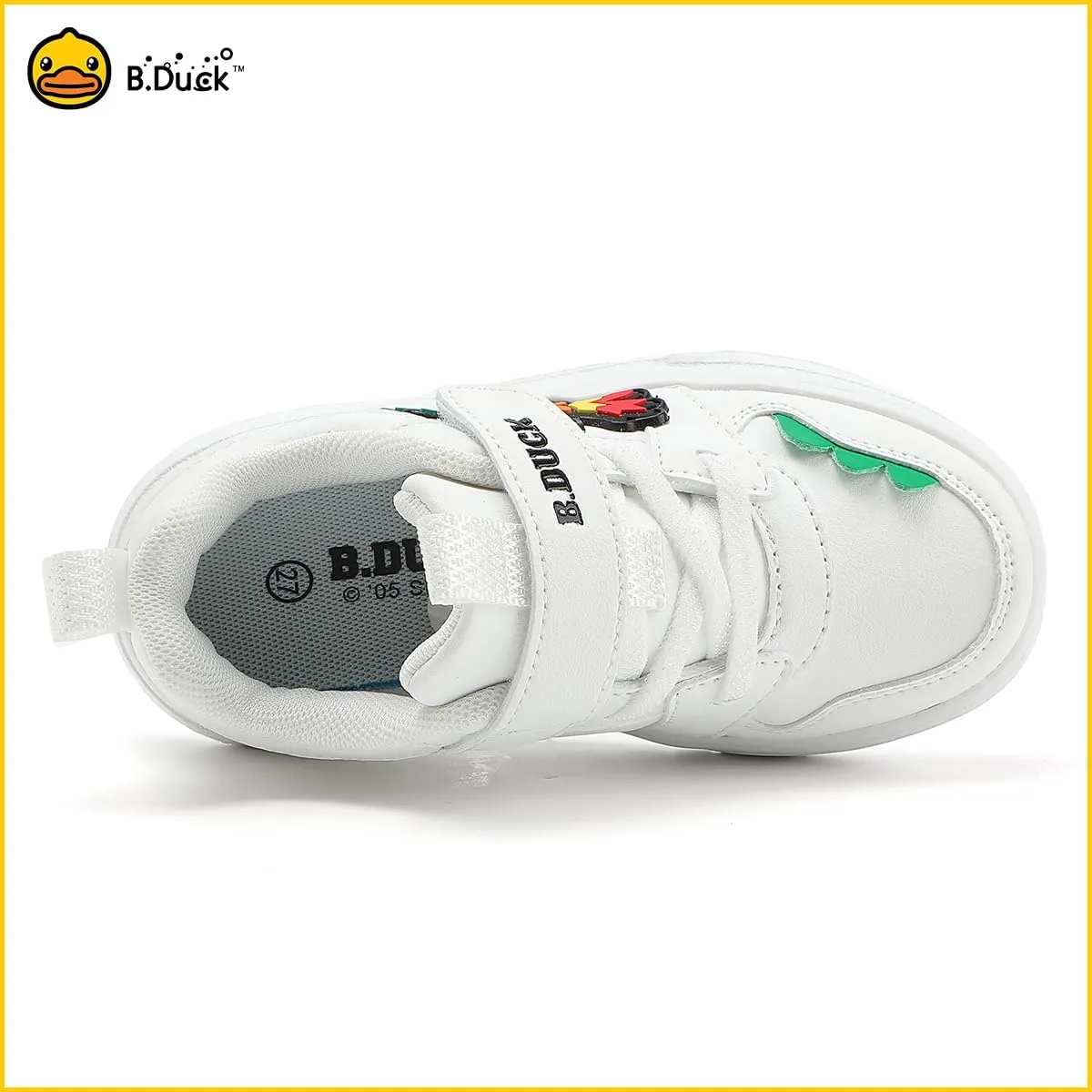 B.Duck Toddler Shoes for Girl and Boy [Comfortable & Fashionable] Kids Shoe Toddler Tennis Shoes Toddler Sneakers for Toddler/Little Kid Toddler Shoes Size 6-Big Kid 1