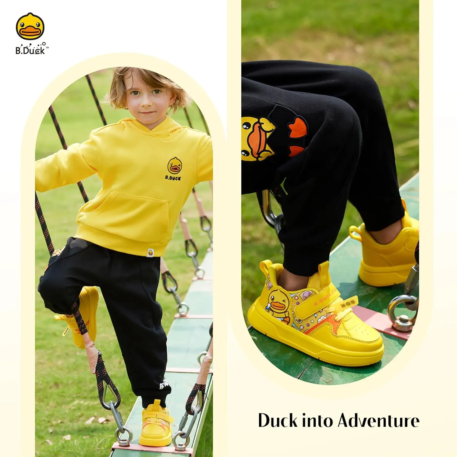 B.Duck Toddler Shoes for Girl and Boy [Comfortable & Fashionable] Kids Shoe Toddler Tennis Shoes Toddler Sneakers for Toddler/Little Kid Toddler Shoes Size 6-Big Kid 1