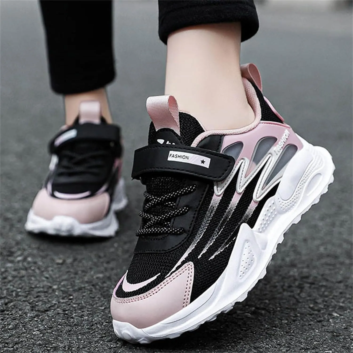 Big Girls Basketball Sneakers Lightweight Breathable Non Slip Comfortable Casual Running Walking Soccer Sport Shoes