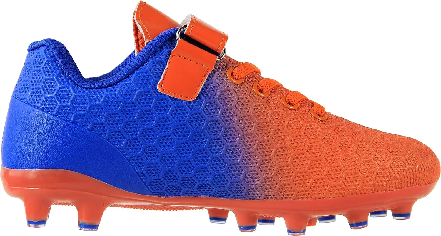 BomKinta Kid's FG Soccer Cleats Athletic Outdoor Soccer Shoes