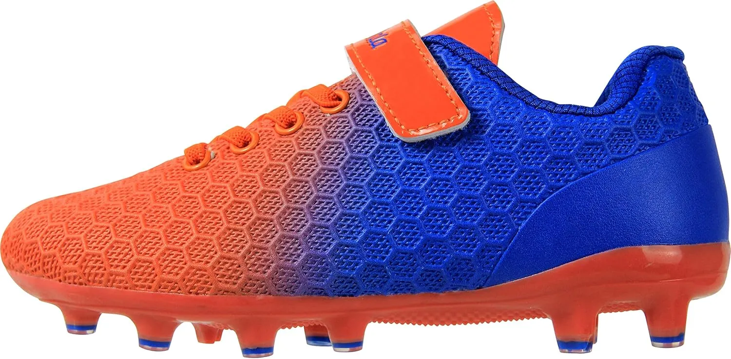 BomKinta Kid's FG Soccer Cleats Athletic Outdoor Soccer Shoes