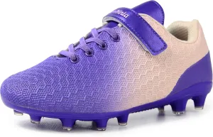 BomKinta Kid's FG Soccer Cleats Athletic Outdoor Soccer Shoes