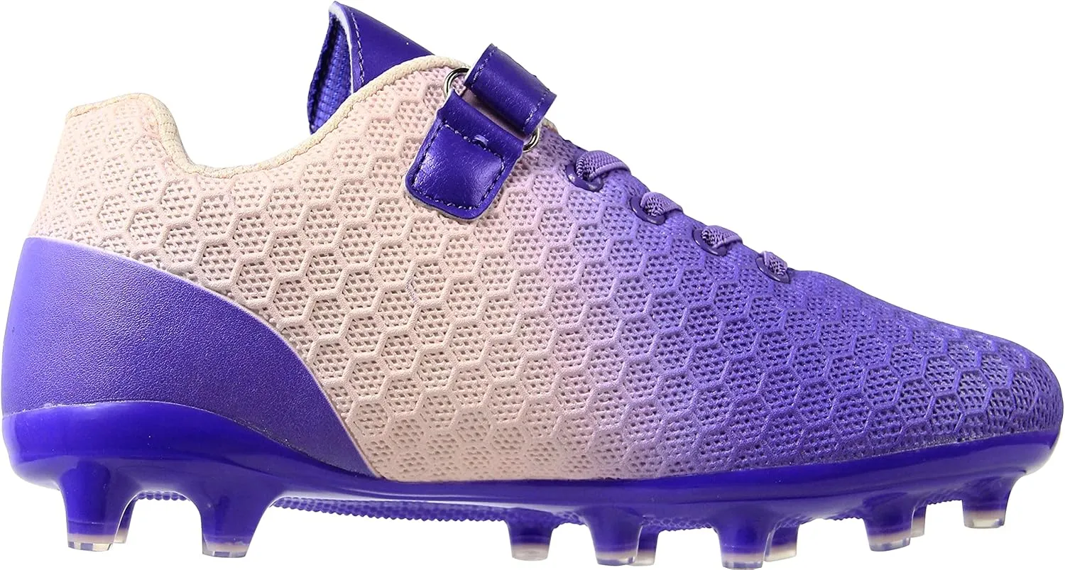 BomKinta Kid's FG Soccer Cleats Athletic Outdoor Soccer Shoes