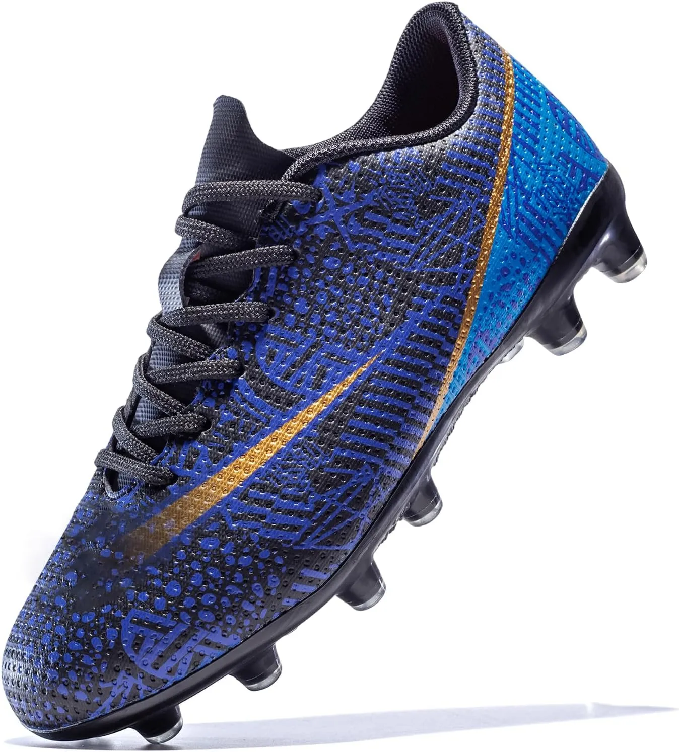 Boys Girls Soccer Shoes Kids Football Cleats Turf Indoor Low-Top Non-Slip Sneakers for Youth