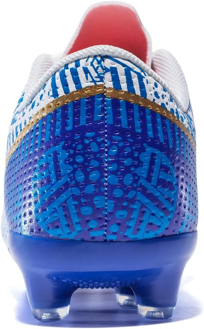 Boys Girls Soccer Shoes Kids Football Cleats Turf Indoor Low-Top Non-Slip Sneakers for Youth