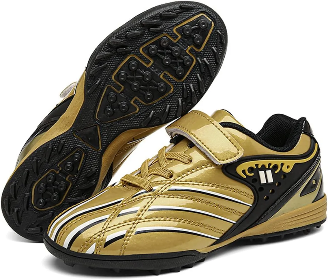 Boys Kids Youth Soccer Cleats Anti-Slip Football Boot Artificial Ground Soccer Shoes