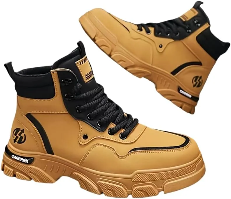 Breathable Non-Slip Hiking Boots for Men - Ideal for Outdoor Walking, Mountaineering, and Winter Activities