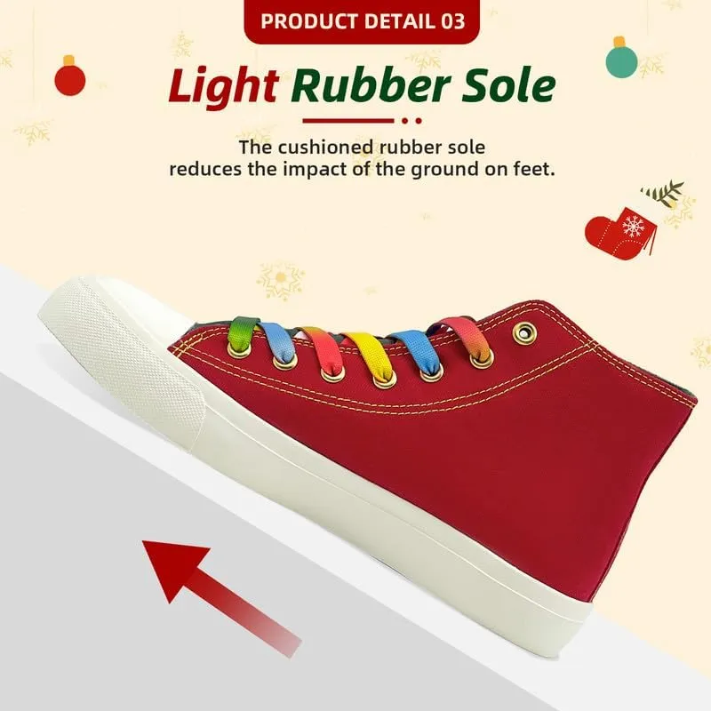 Canvas High Top Shoes for Women Men Fashion High Top Lace Up Sneakers Womens Mens Canvas Shoes Casual Tennis Walking Shoes Comfortable Breathable