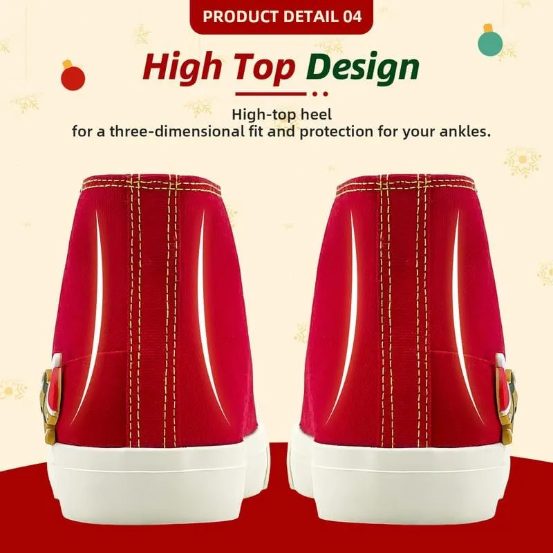 Canvas High Top Shoes for Women Men Fashion High Top Lace Up Sneakers Womens Mens Canvas Shoes Casual Tennis Walking Shoes Comfortable Breathable