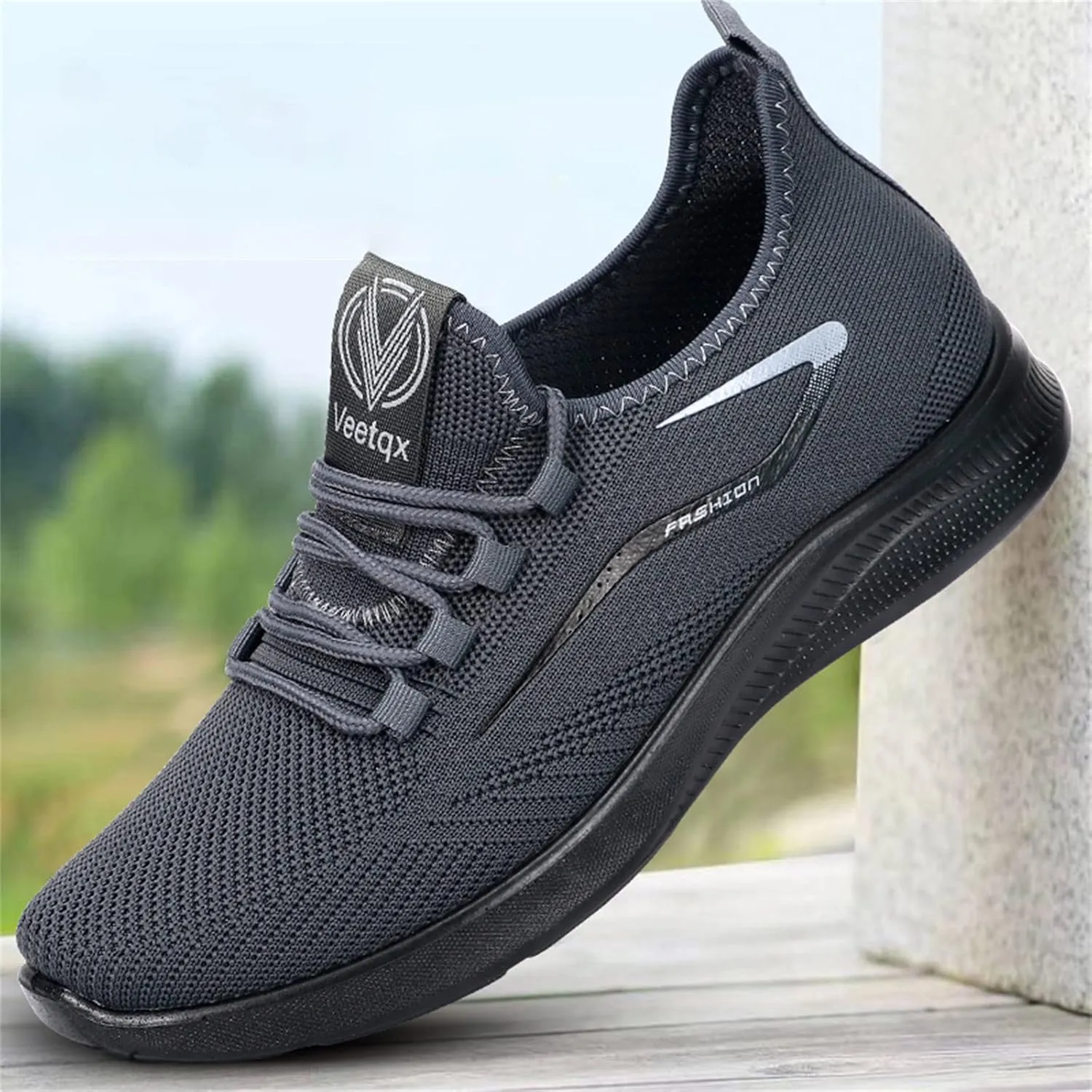 Cathalem Sneakers for Men Slip On Walking Shoes with Arch Support Lightweight Running Sneakers Non Slip Breathable Tennis Shoes