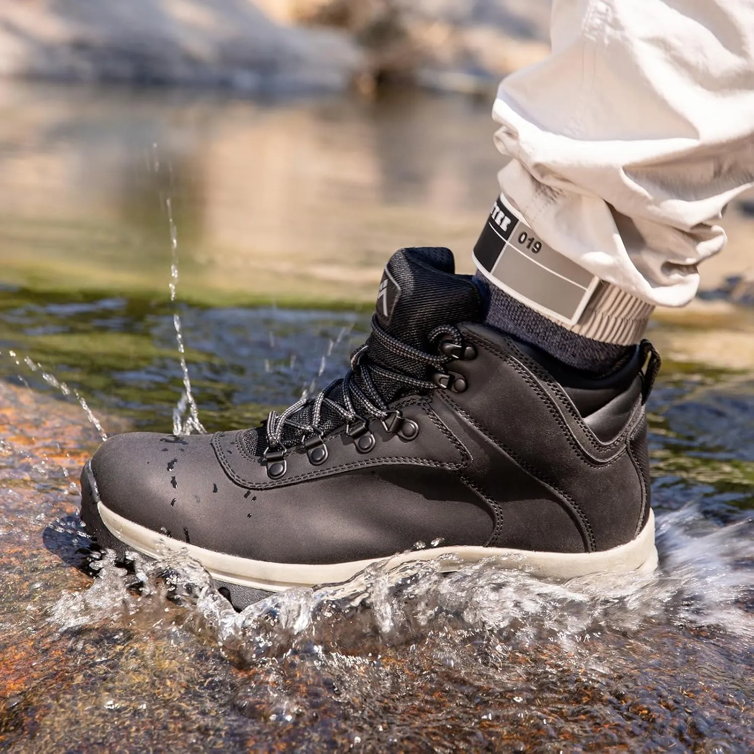 CC-Los Men's DualTrek Waterproof Hiking Boots Work Boots Size 7-14