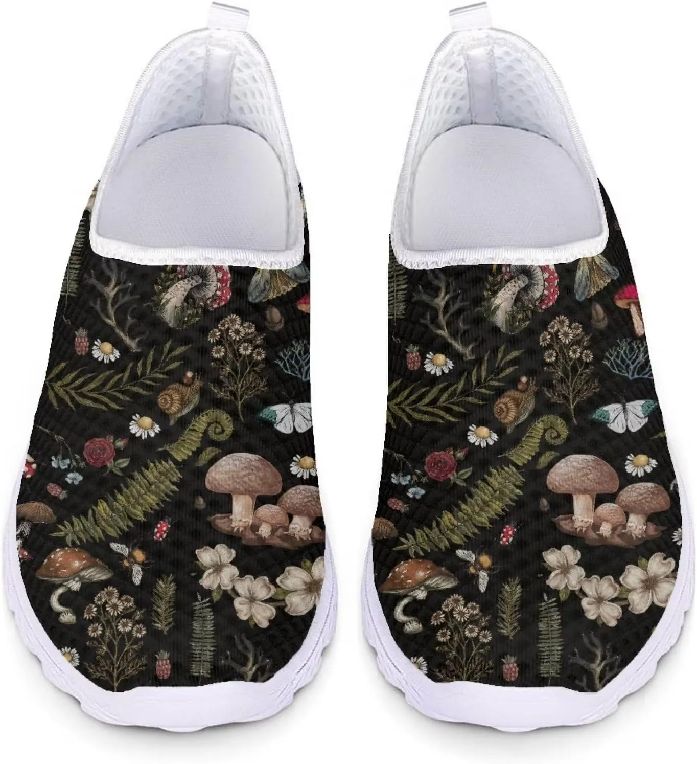 Coloranimal Funny Animal Puzzle Air Mesh Beach Water Flat Sneakers for Women US5-12