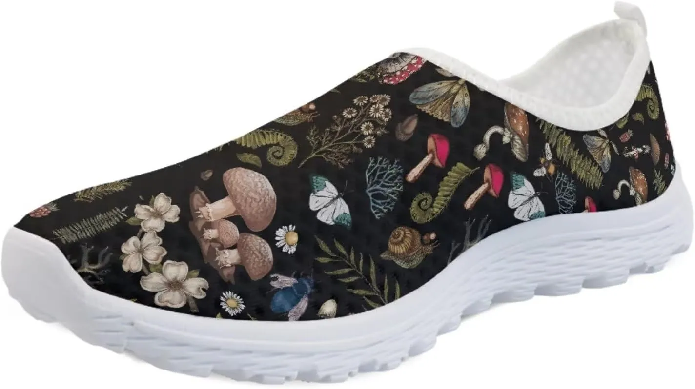 Coloranimal Funny Animal Puzzle Air Mesh Beach Water Flat Sneakers for Women US5-12