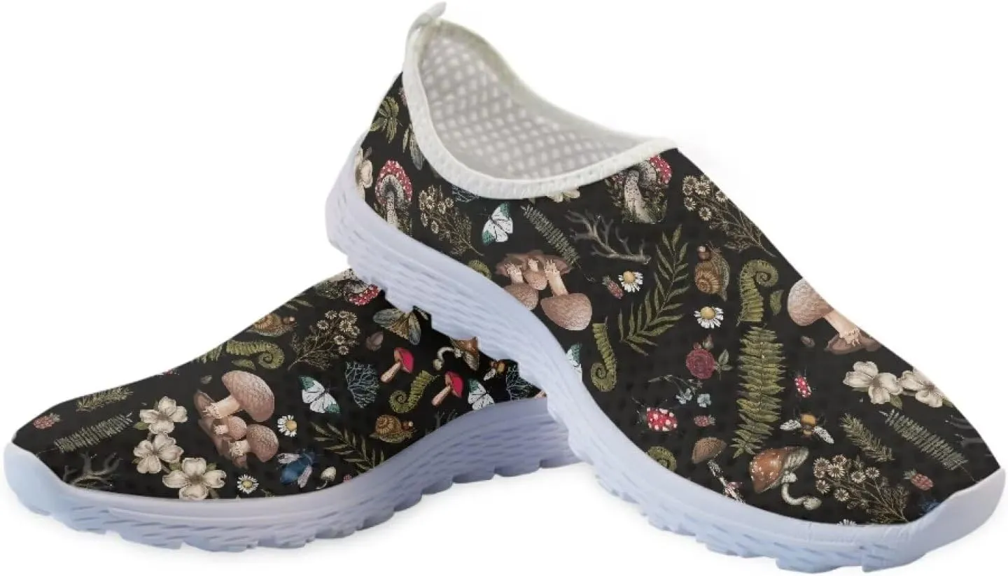 Coloranimal Funny Animal Puzzle Air Mesh Beach Water Flat Sneakers for Women US5-12