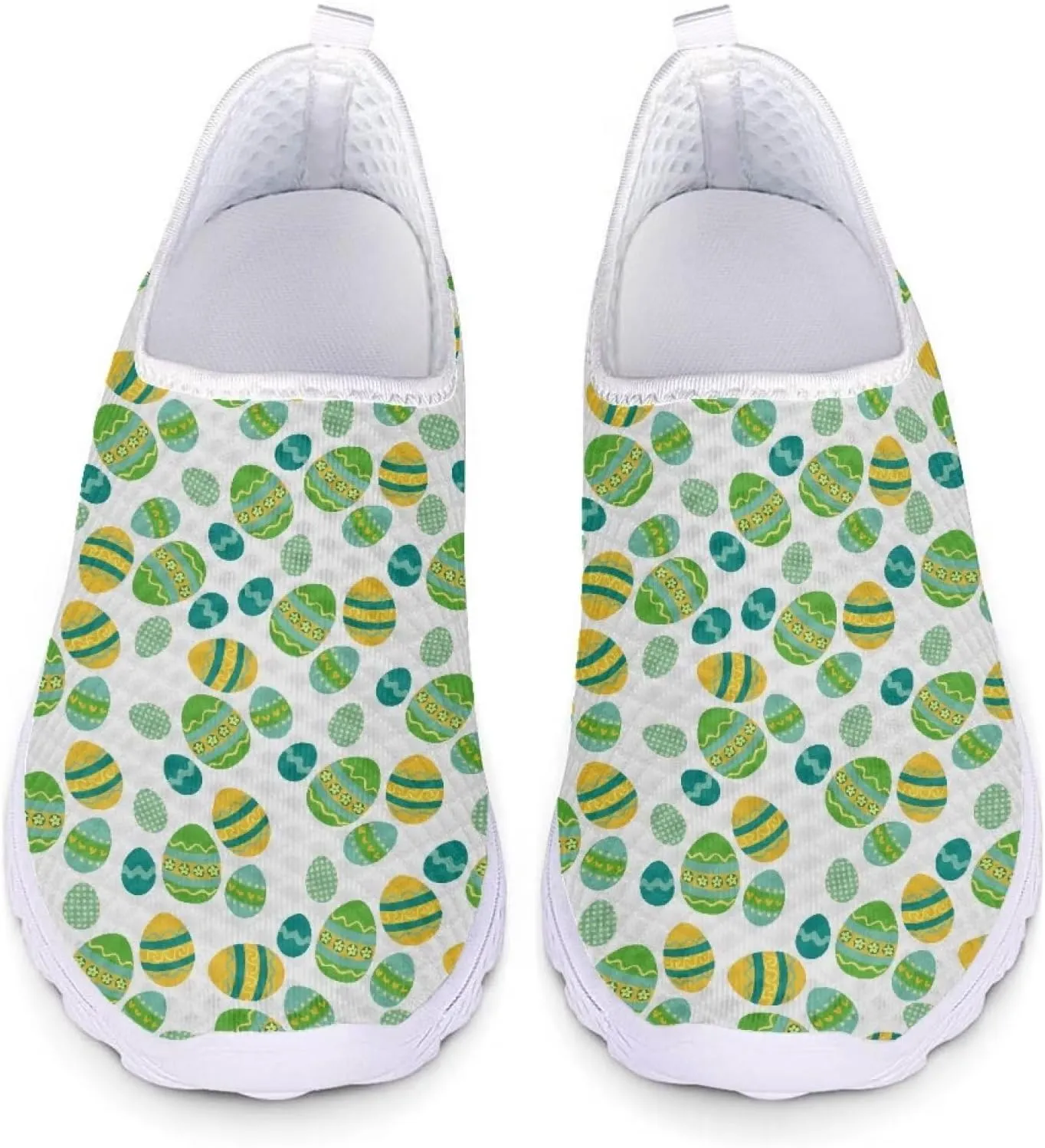 Coloranimal Funny Animal Puzzle Air Mesh Beach Water Flat Sneakers for Women US5-12