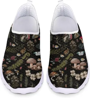 Coloranimal Funny Animal Puzzle Air Mesh Beach Water Flat Sneakers for Women US5-12