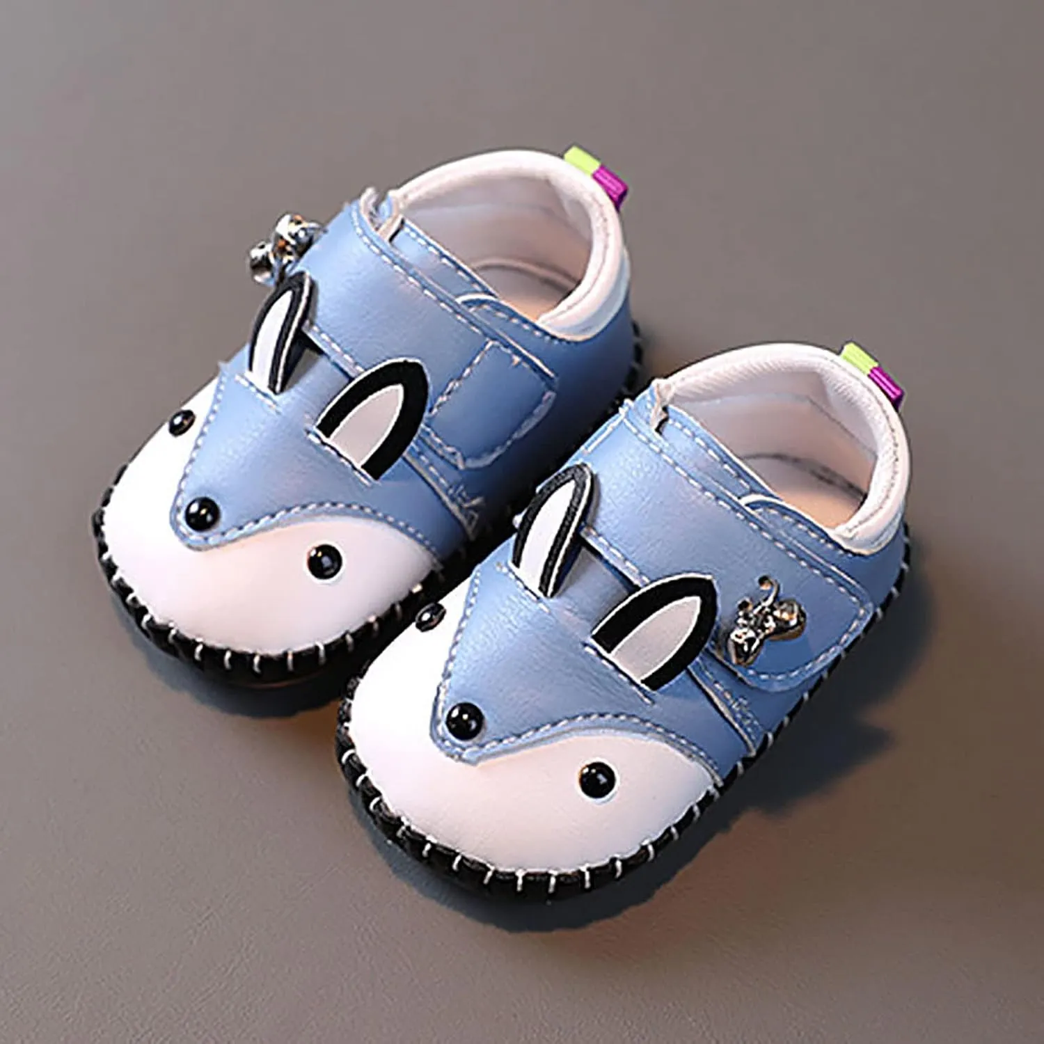 Cute artoon Baby Leather Prewalker Shoes Soft Sole occasins Infant Toddler Slip On First Walking Slippers