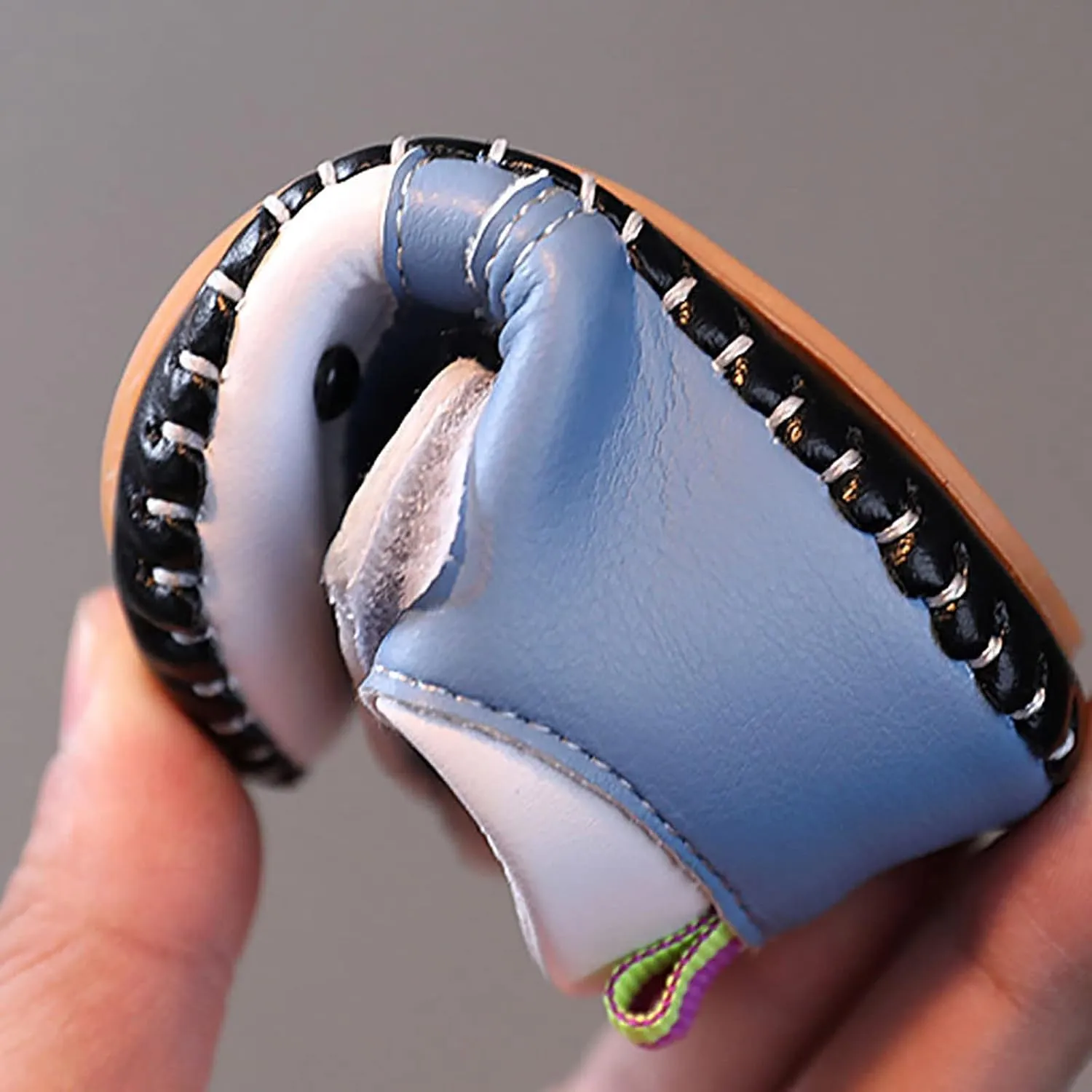 Cute artoon Baby Leather Prewalker Shoes Soft Sole occasins Infant Toddler Slip On First Walking Slippers