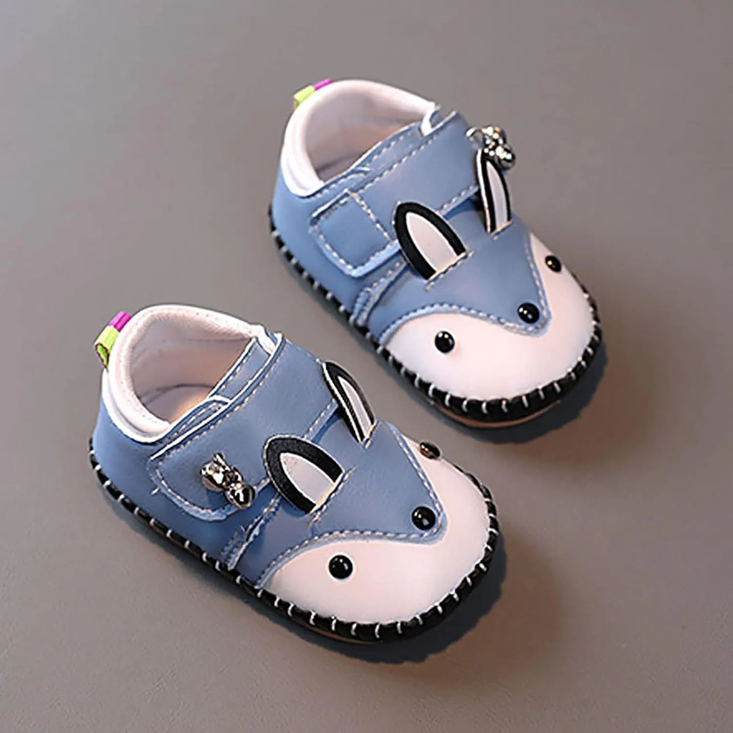 Cute artoon Baby Leather Prewalker Shoes Soft Sole occasins Infant Toddler Slip On First Walking Slippers