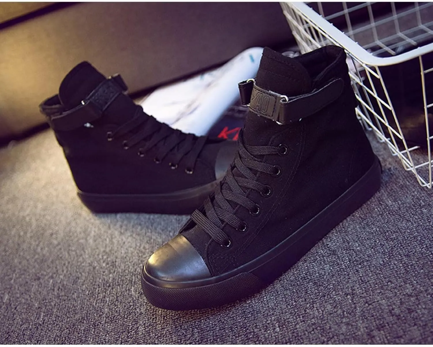 DHSPKN Mha Canvas Shoes Anime Deku Sneakers Izuku Todoroki Cosplay High-Top Shoes