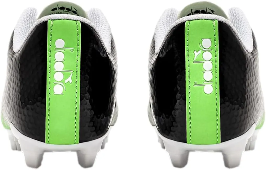 Diadora Cattura Youth Firm Ground Soccer Cleats, Little/Big Kid Sizing, Perfected for Natural and Artificial Playing Surfaces