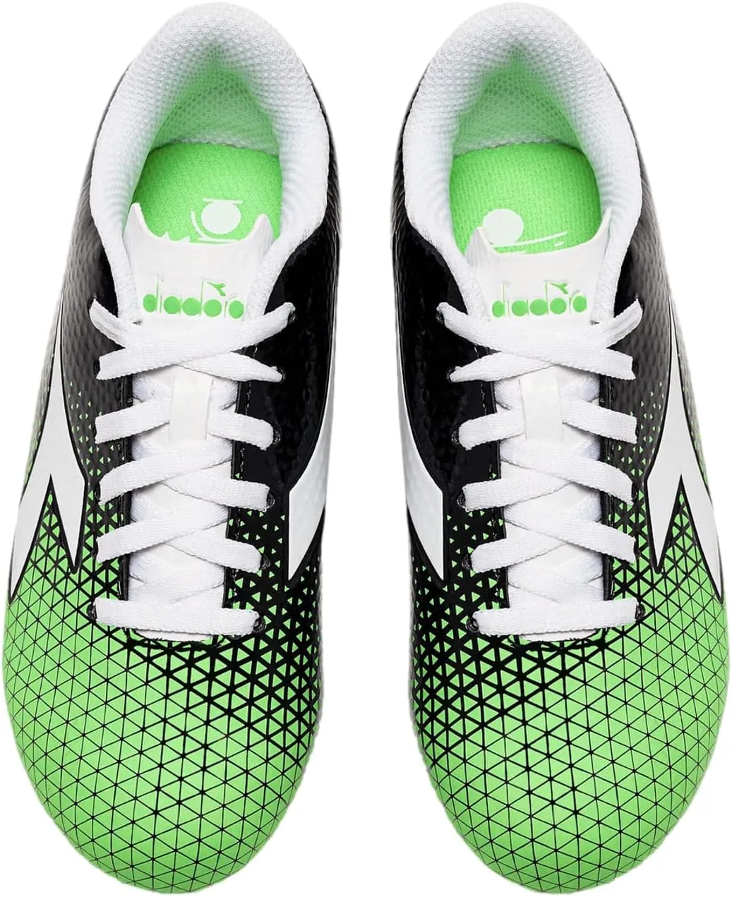 Diadora Cattura Youth Firm Ground Soccer Cleats, Little/Big Kid Sizing, Perfected for Natural and Artificial Playing Surfaces