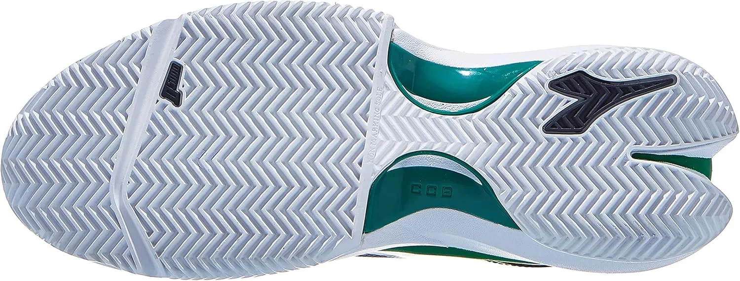 Diadora Men's Finale Clay Breathable Air Mesh Upper Non-Slip Tennis Shoes