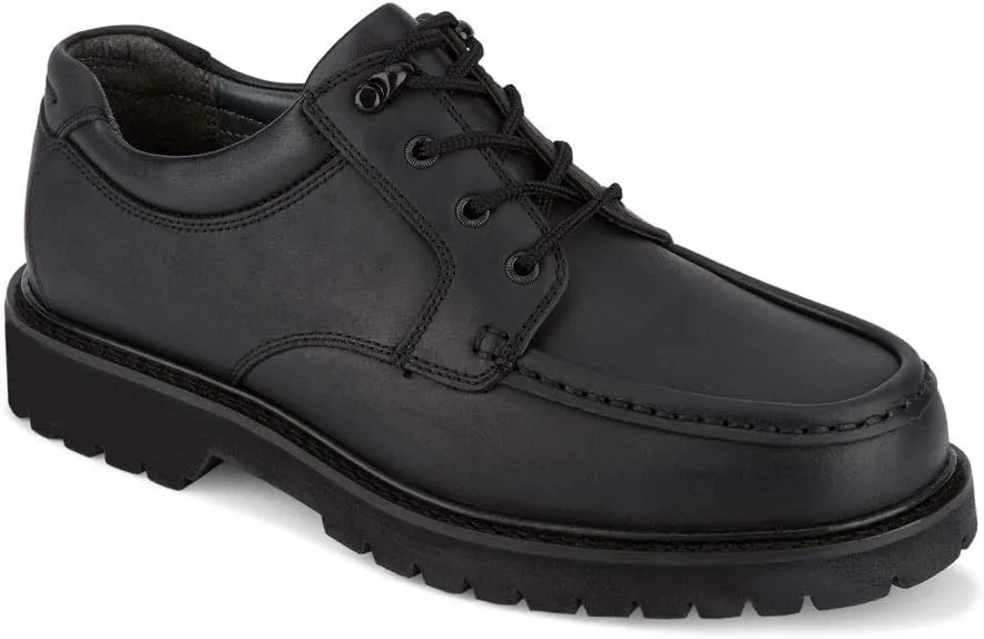 Dockers Mens Glacier Synthetic Leather Rugged Casual Oxford Shoe, Black, 9 M