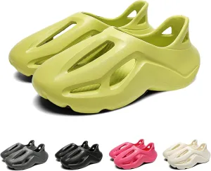 Fashion Children's Foam Running Shoes Children's Foam Running Shoes Big Kids Sneakers Cloud Non-slip Boys Pillow Hole Shoes Sandals Girls Outdoor Indoor Slippers Beach Shoes