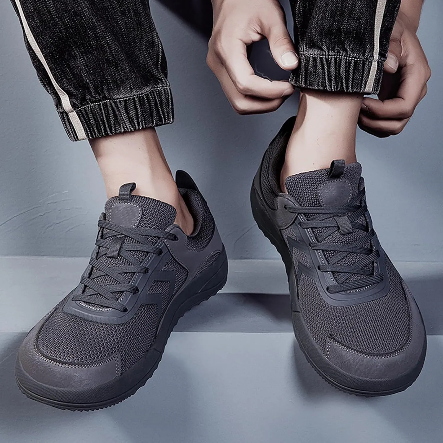 Fashion Sneakers for Women 2024 Hiking Shoes Men Men's Mesh Sneakers Comfortable Dressy Slip on Black Loafers Women Comfortable Sneakers for Men