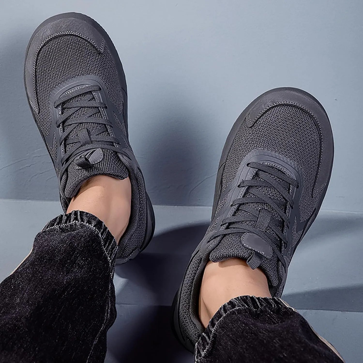 Fashion Sneakers for Women 2024 Hiking Shoes Men Men's Mesh Sneakers Comfortable Dressy Slip on Black Loafers Women Comfortable Sneakers for Men