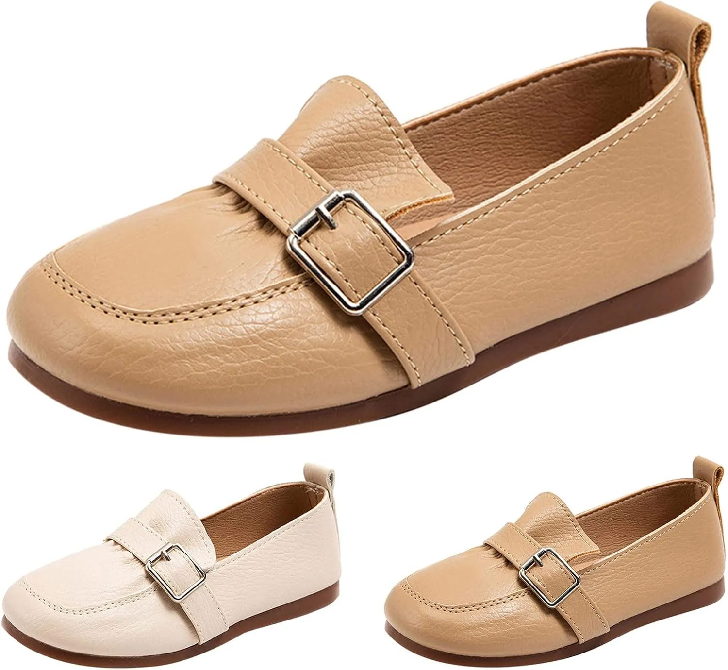 Fashion Spring Summer Children's Casual Shoes Girls' Leather Shoes Flat Sole Soft Comfortable Dress Girls Boots Size 13