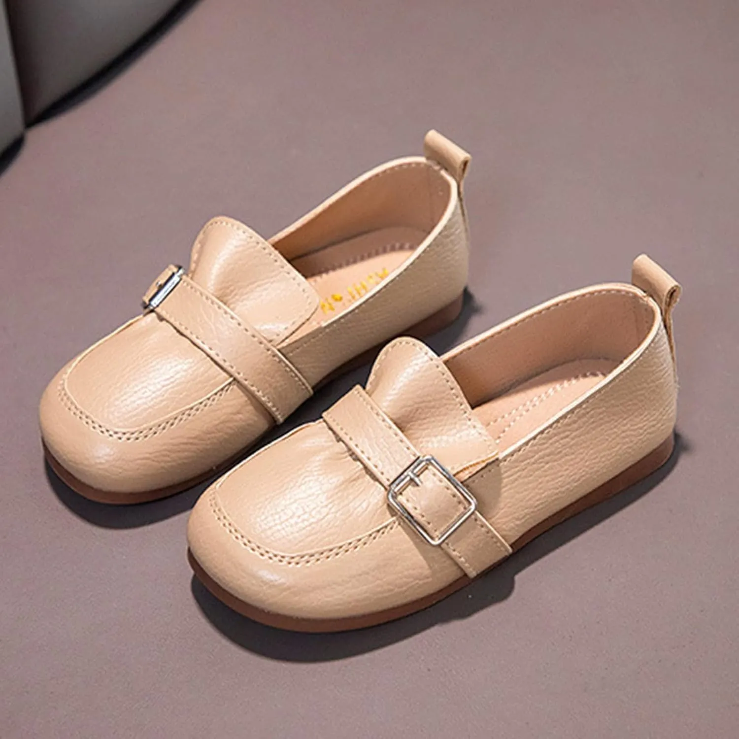 Fashion Spring Summer Children's Casual Shoes Girls' Leather Shoes Flat Sole Soft Comfortable Dress Girls Boots Size 13