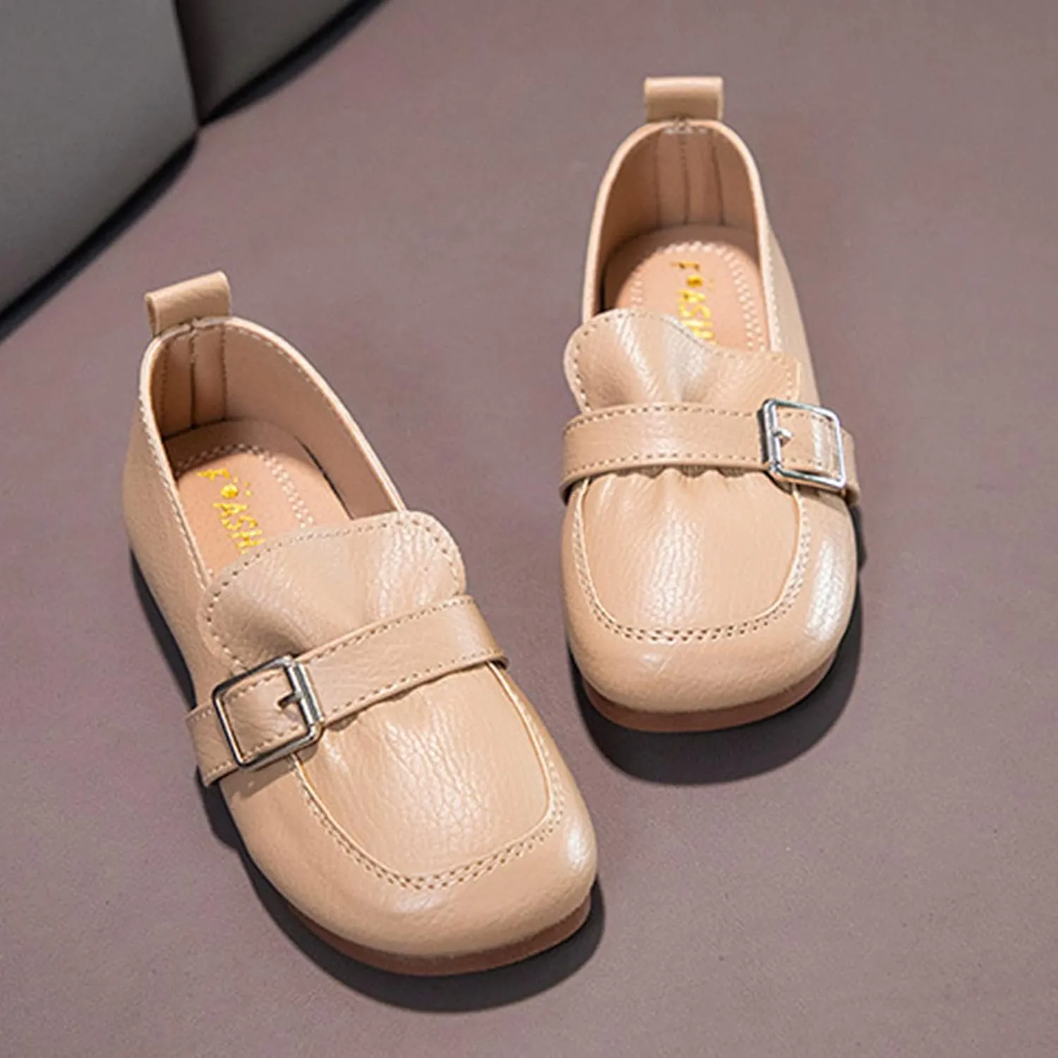 Fashion Spring Summer Children's Casual Shoes Girls' Leather Shoes Flat Sole Soft Comfortable Dress Girls Boots Size 13