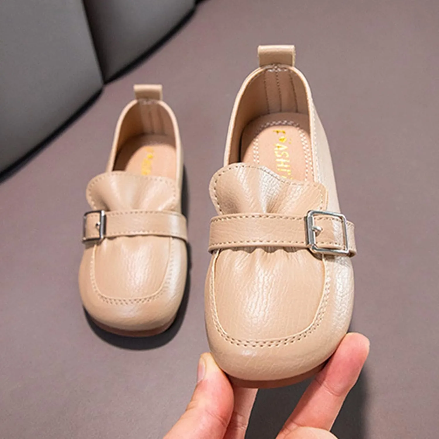 Fashion Spring Summer Children's Casual Shoes Girls' Leather Shoes Flat Sole Soft Comfortable Dress Girls Boots Size 13