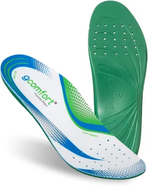 G-Defy Orthotic Insoles for Men – Heavy Duty, 220  lbs | Plantar Fasciitis & High Arch Support | Shock Absorbing | Posted Insoles | All-Day Comfort (10.5 M, US)