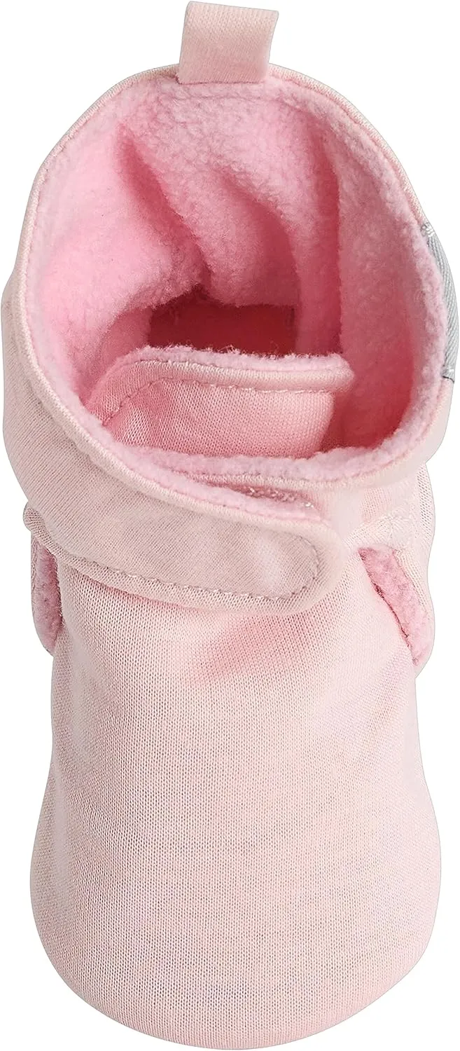 Gerber Baby Fleece Lined Wrap Fasten Non Skid Soft Slipper Booties