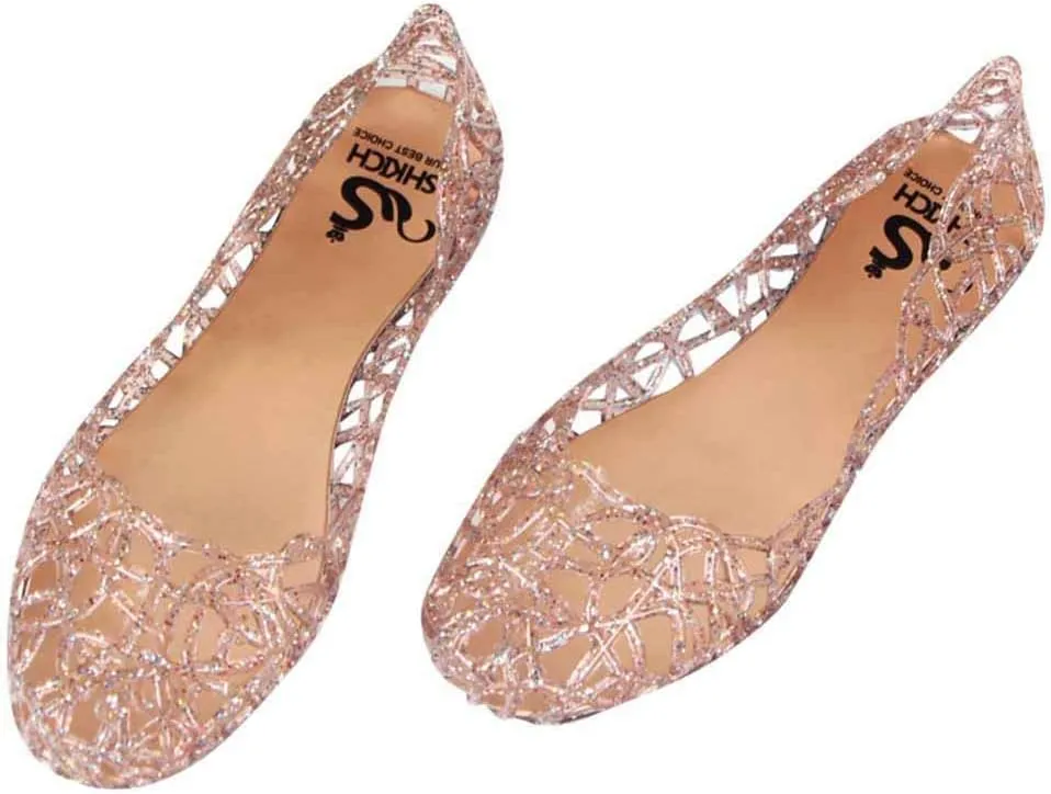 Girl Flat Shoes Slip On Ballet Sandals Breathable Beach Slip Jelly On Hollow Summer Pumps Casual Women's Women's Casual Shoes Espadrilles Workout Gym Outdoor Shoes