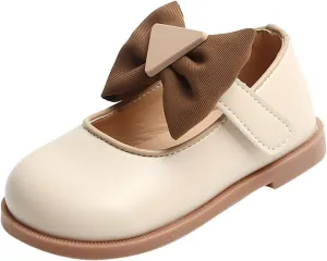 Girly Boots for Girls Fashion Autumn Girls Casual Shoes Thick Bottom Flat Round Toe Bow Hook Loop 1 Apparel