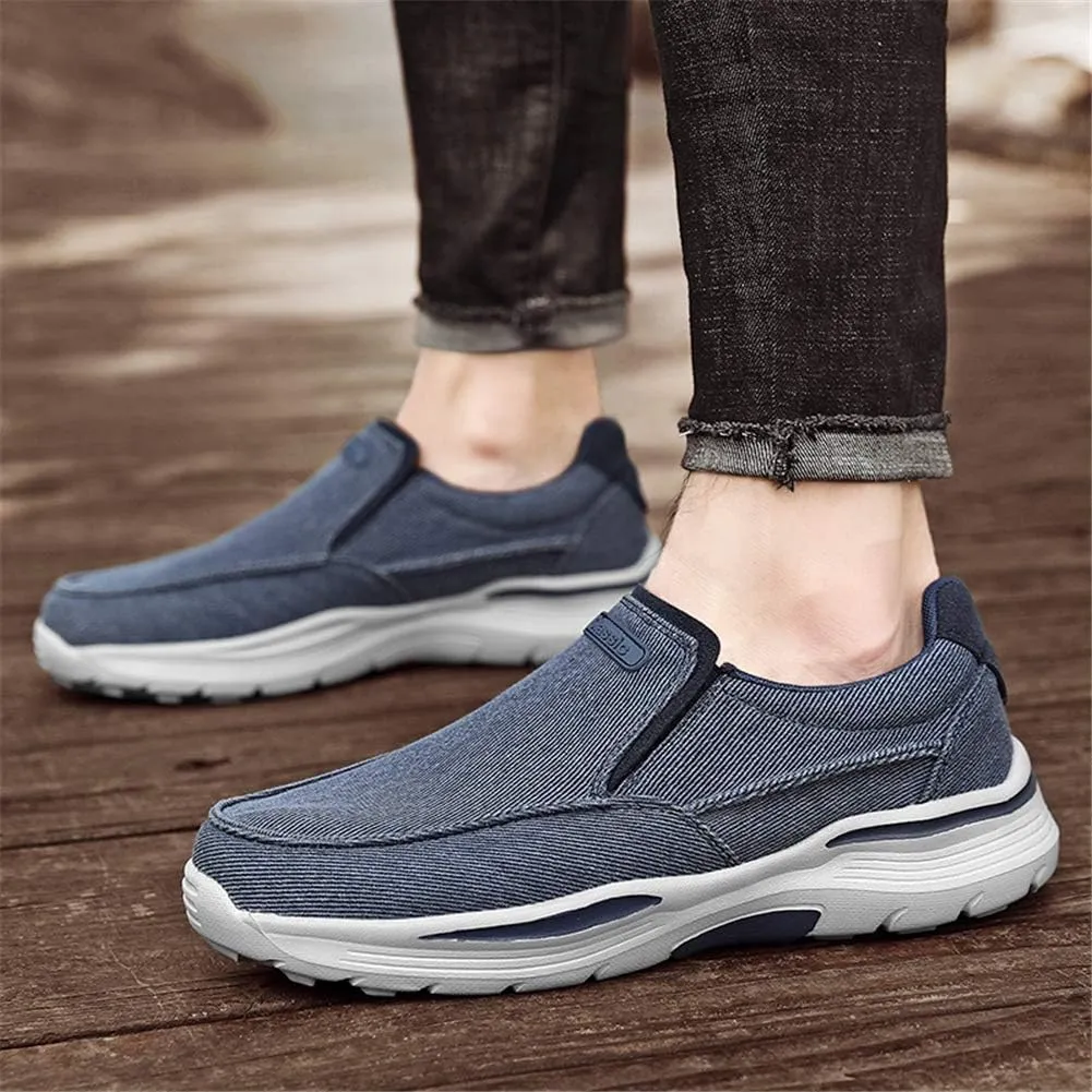 GOSPT Men's Slip on Canvas Shoes Comfortable Casual Loafers Driving Moccasins