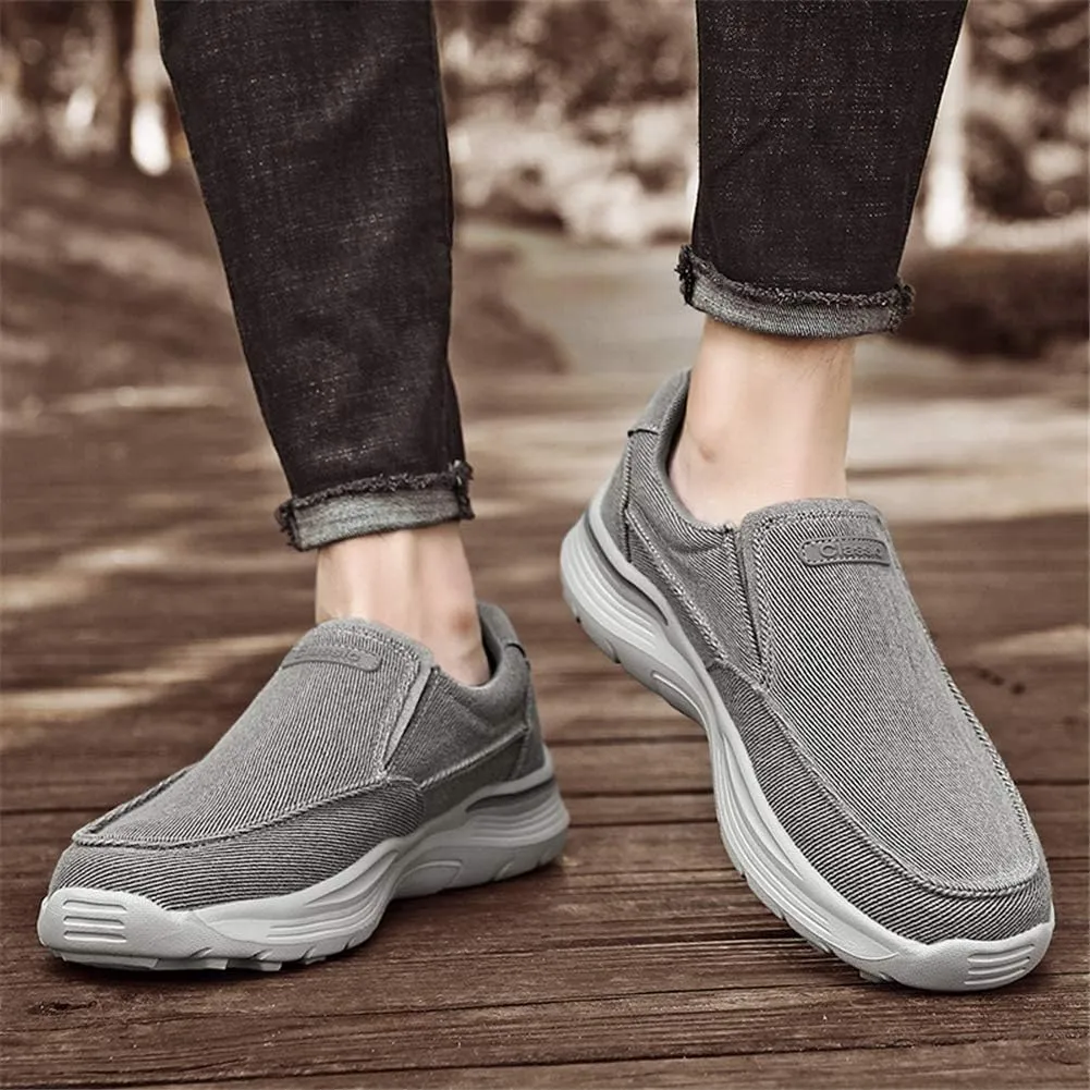 GOSPT Men's Slip on Canvas Shoes Comfortable Casual Loafers Driving Moccasins
