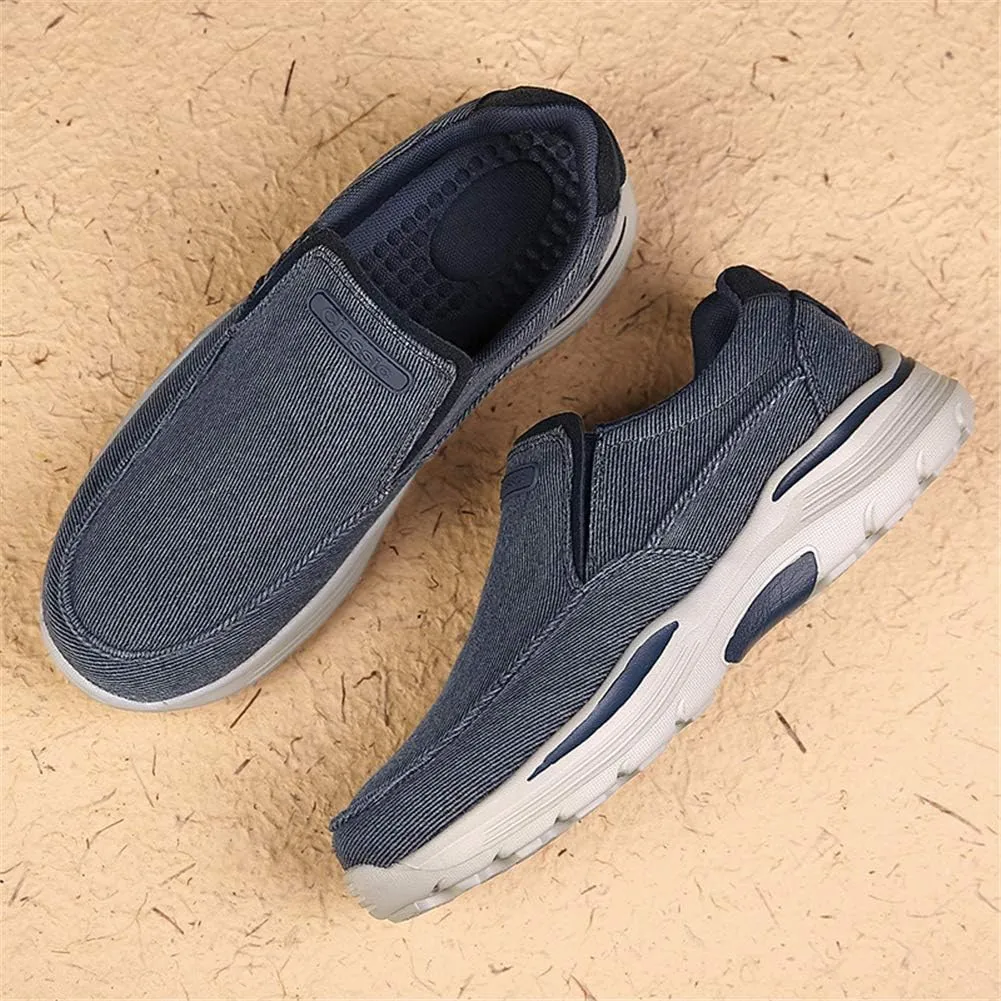 GOSPT Men's Slip on Canvas Shoes Comfortable Casual Loafers Driving Moccasins