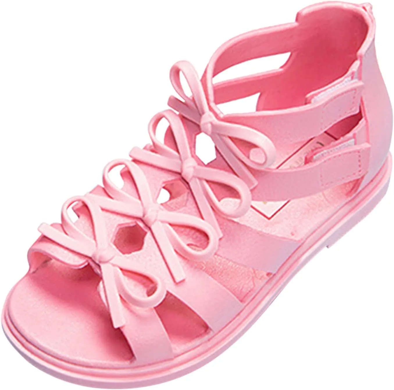 Gymnastic Flip Flops Toddler Kids Little Child Girls Soild Bowknot Princress Shoes Soft Girl Toddler Sandals